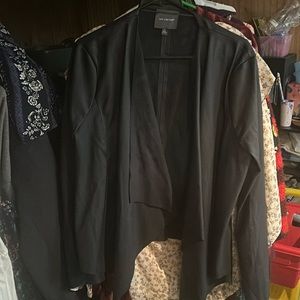 The limited xl faux leather blazer